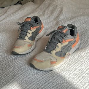 Asics Gel Diablo. Orange and cream. Mens 11